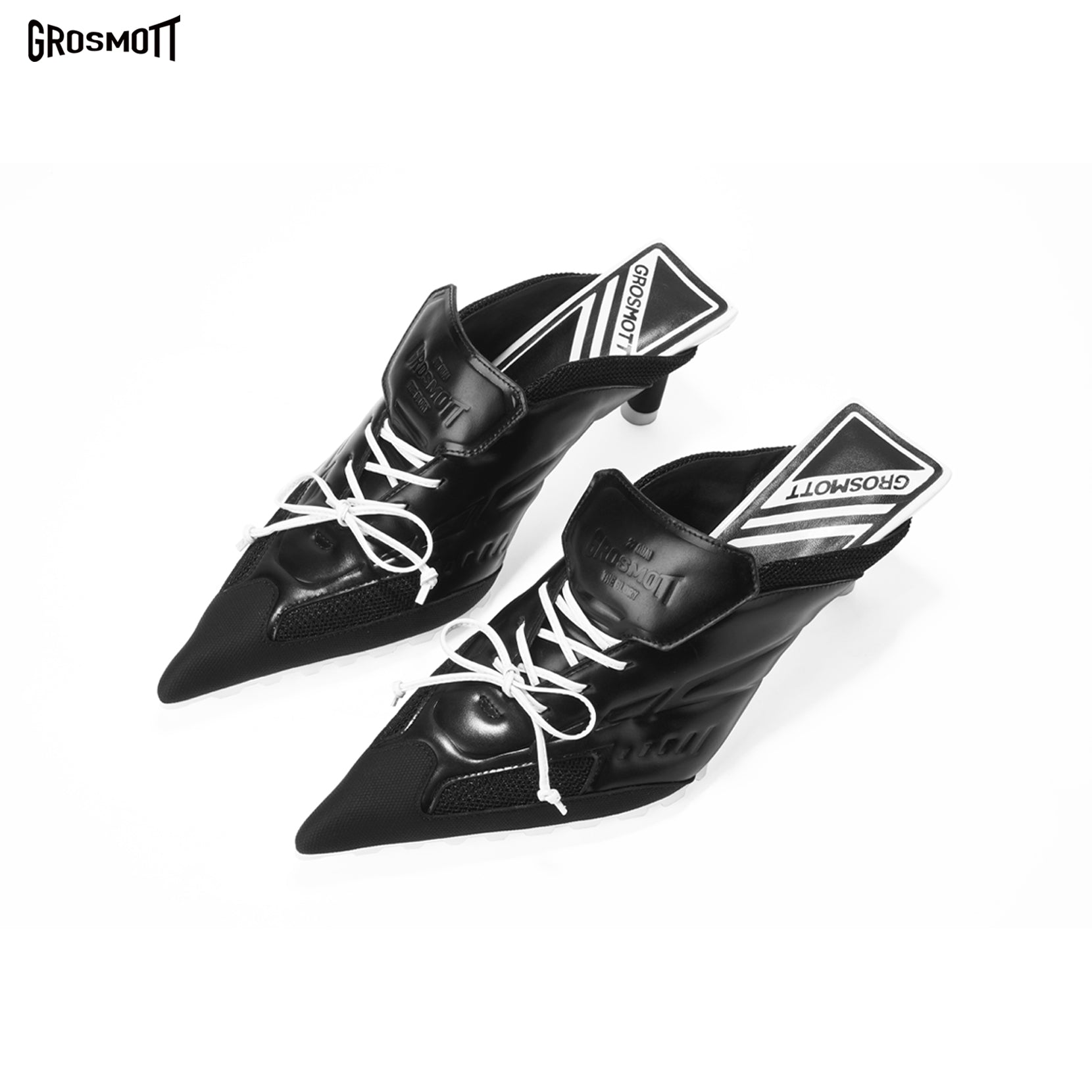 27QUAI GROSMOTT - Office Badass Huppert Boxing Mule – Matt Black
