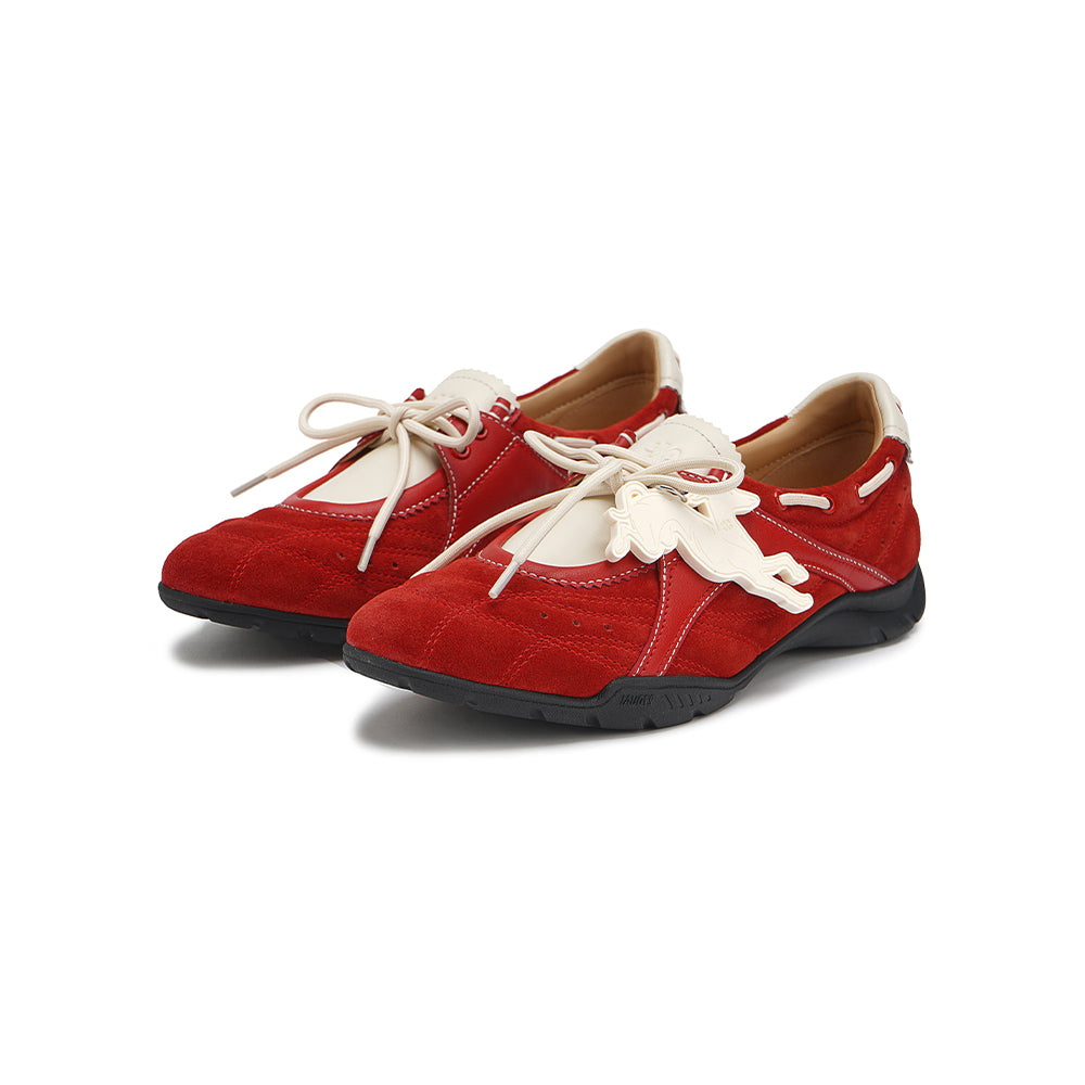 27QUAI GROSMOTT - Hunter CLUB – Hound Boat Shoes – Red Velvet