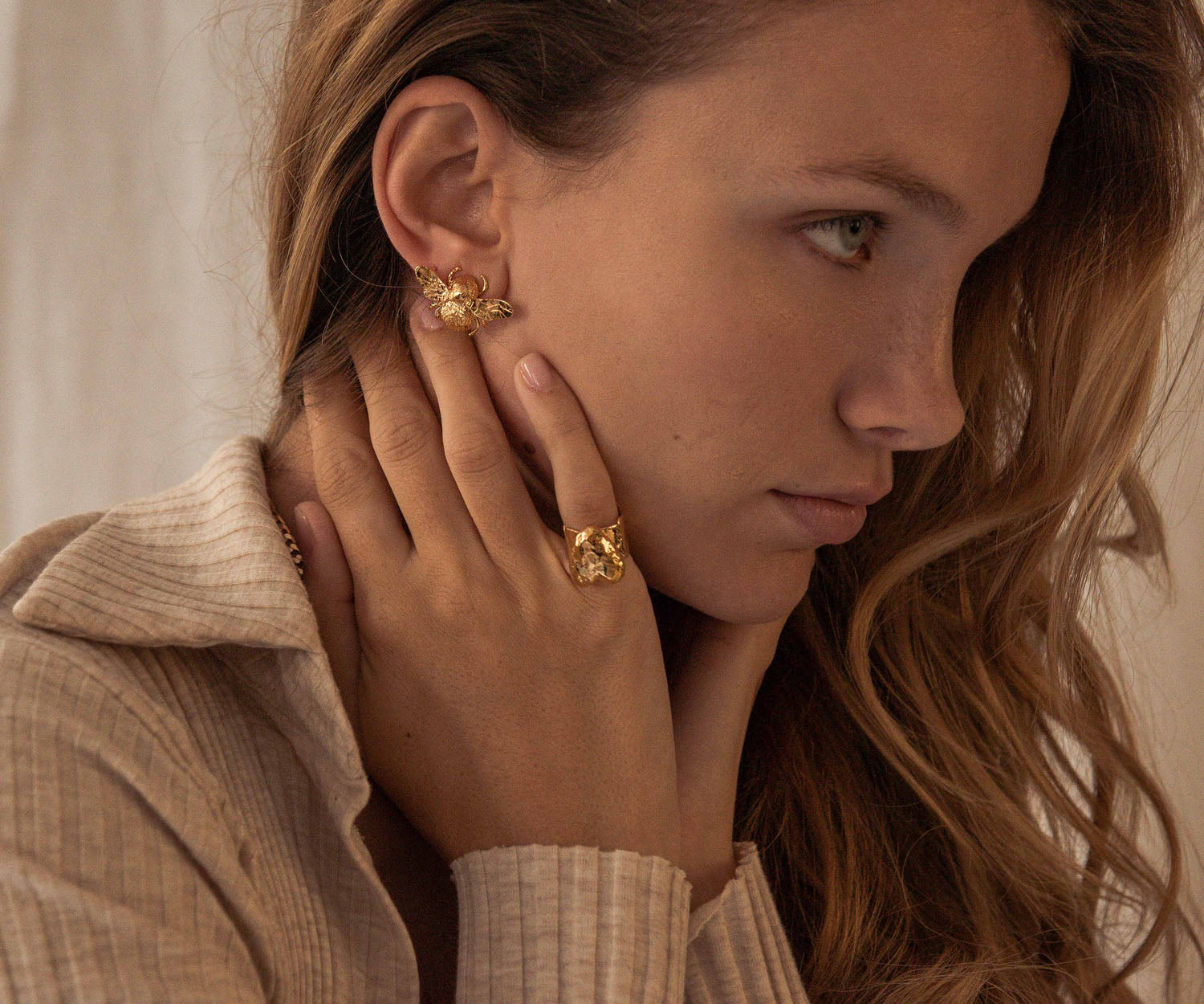 Elise Tsikis - Egra Heart Adjustable Ring