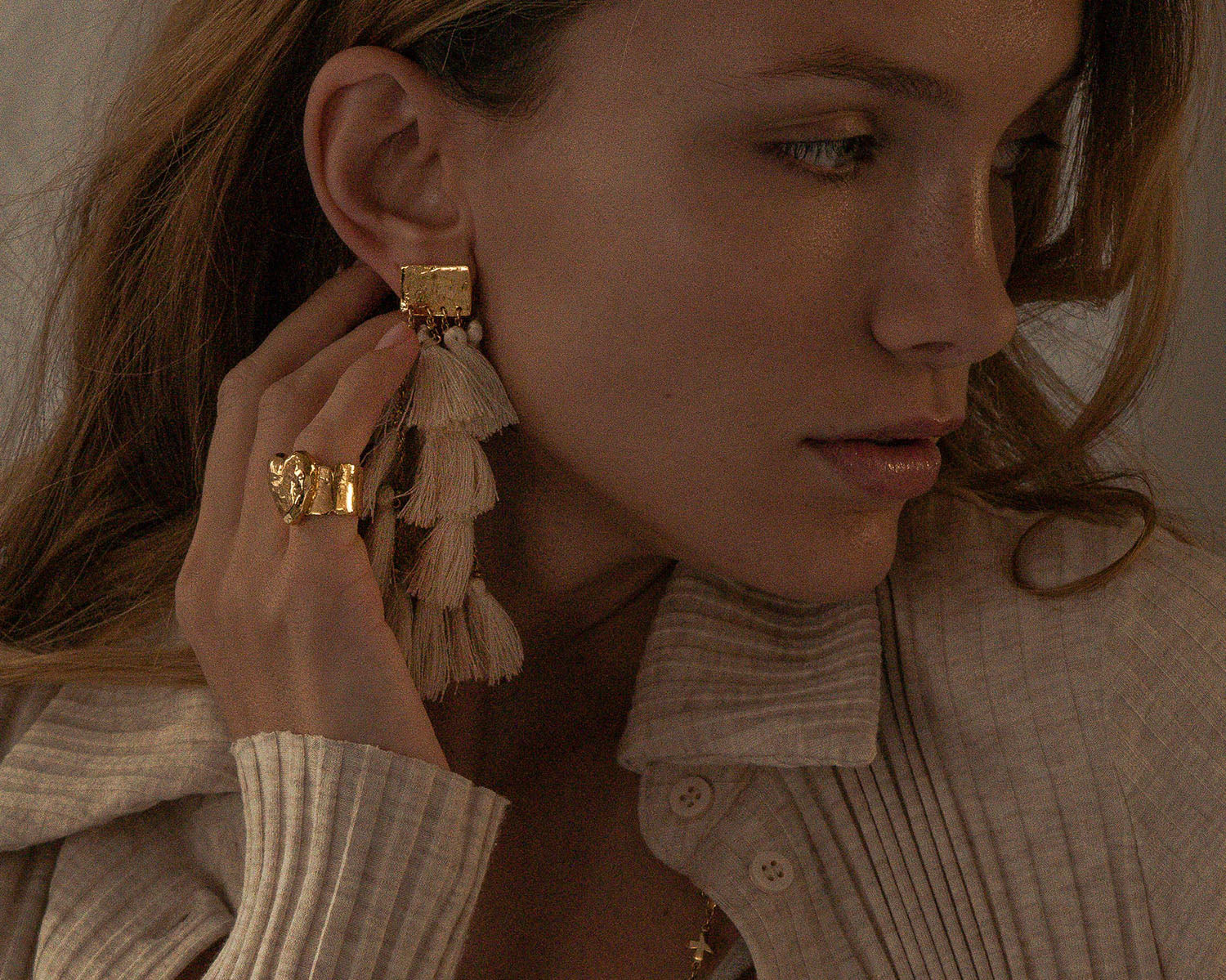 Elise Tsikis - Egra Heart Adjustable Ring