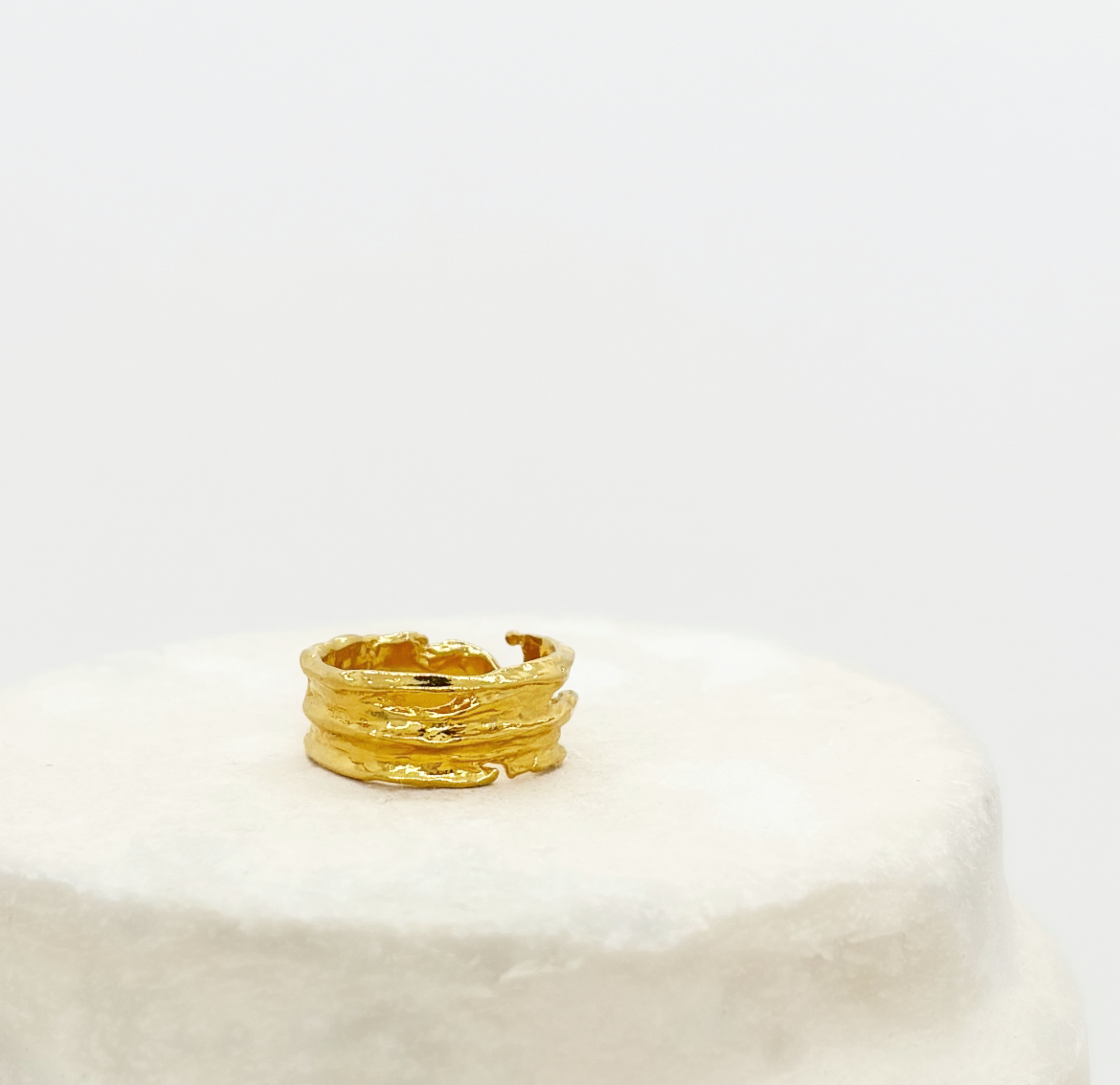 Elise Tsikis Kota Adjustable Ring | Handmade Gold Ring