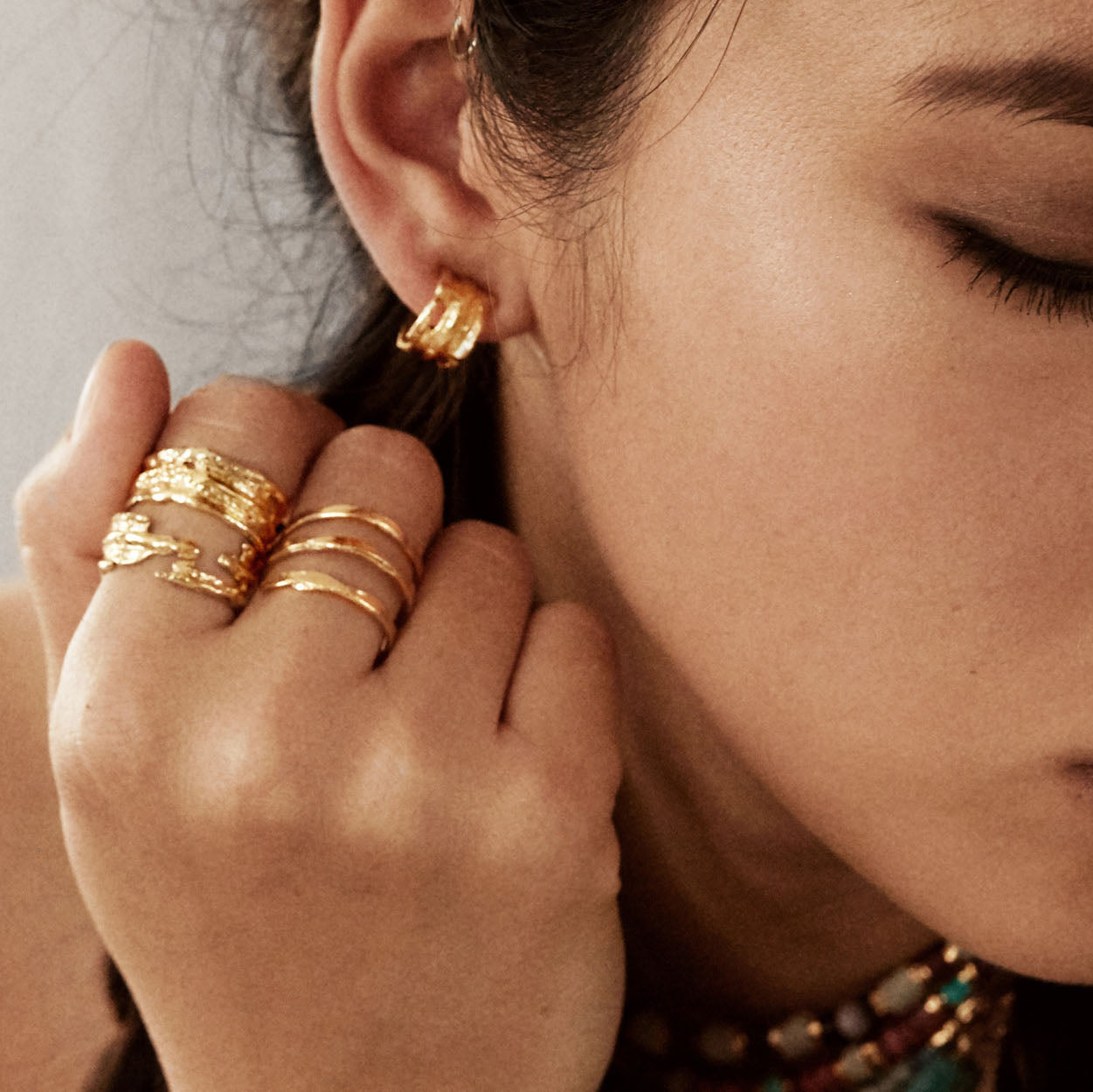 Elise Tsikis Kota Adjustable Ring | Handmade Gold Ring