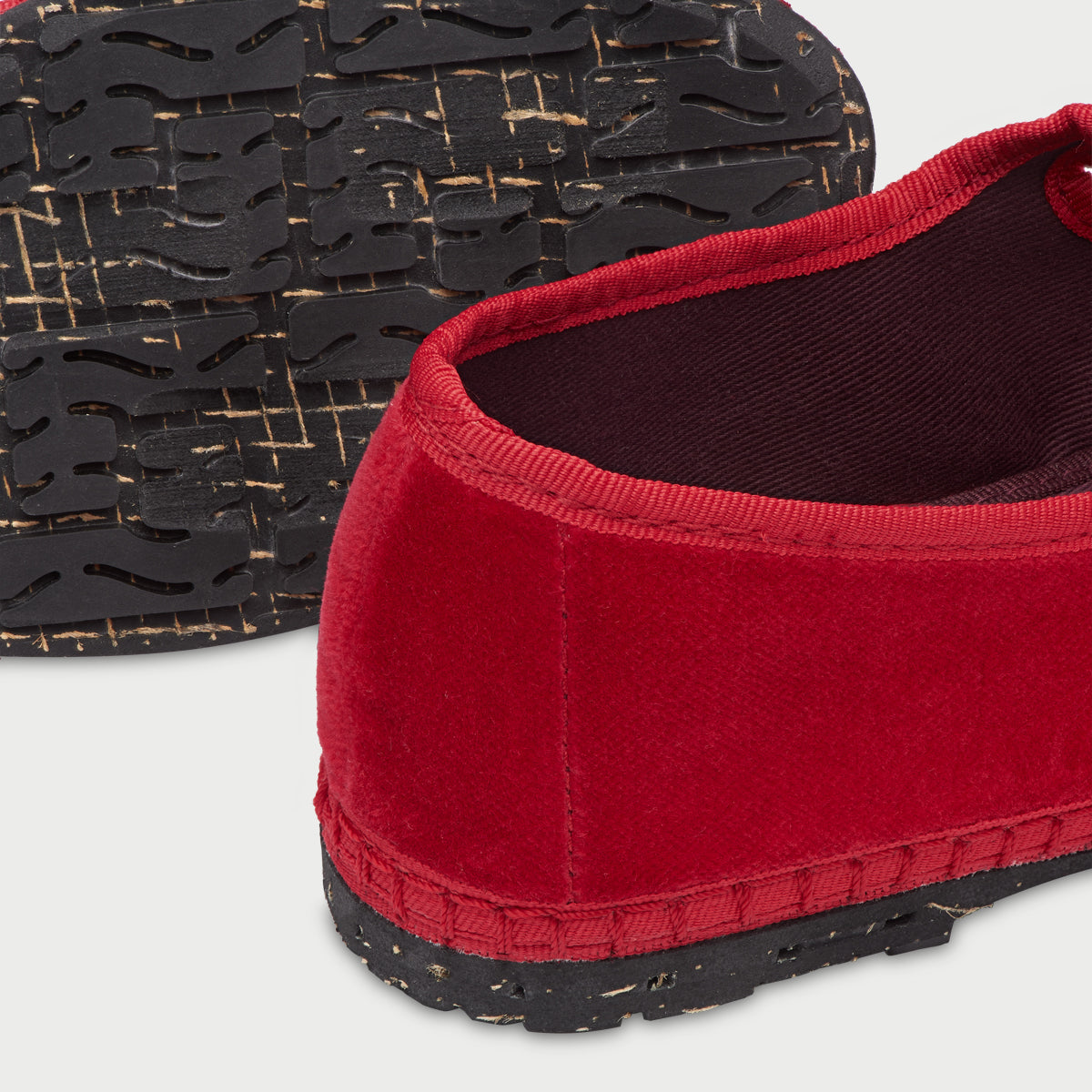 Flabelus MELLARK | Red Velvet Mary Jane Flats