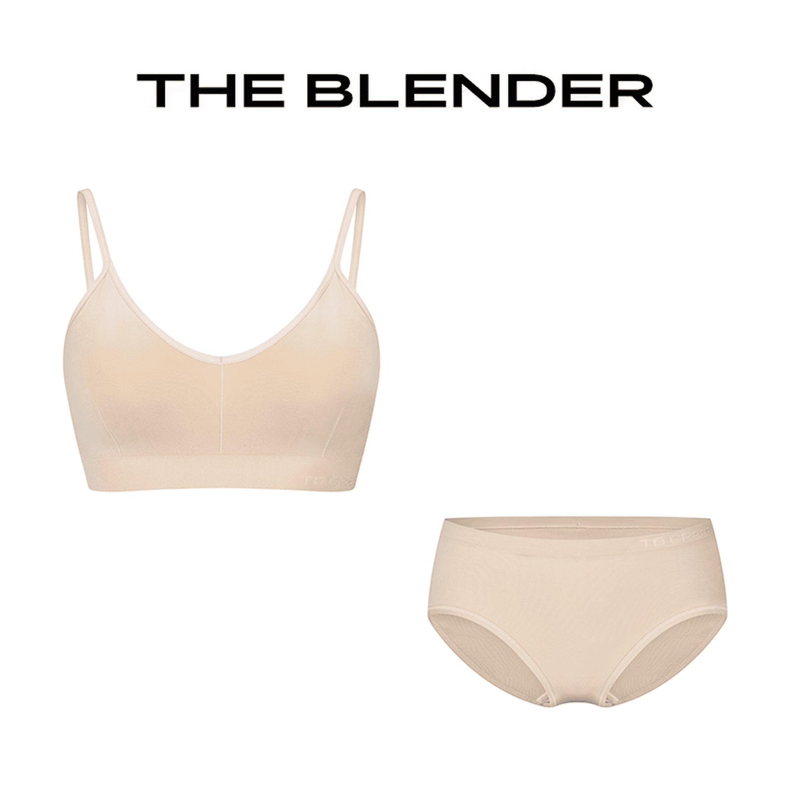 The Blender - Triangle Cup Vest-style Bra