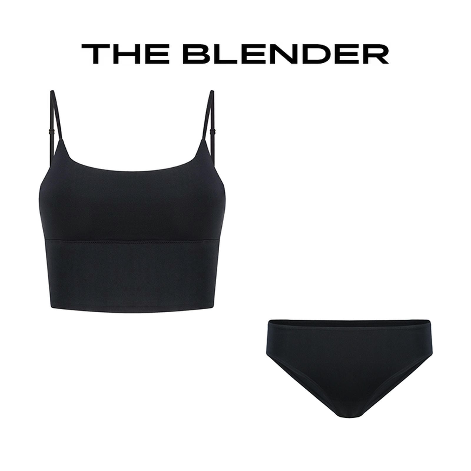 The Blender - Square Neck Vest-style Lingerie Set