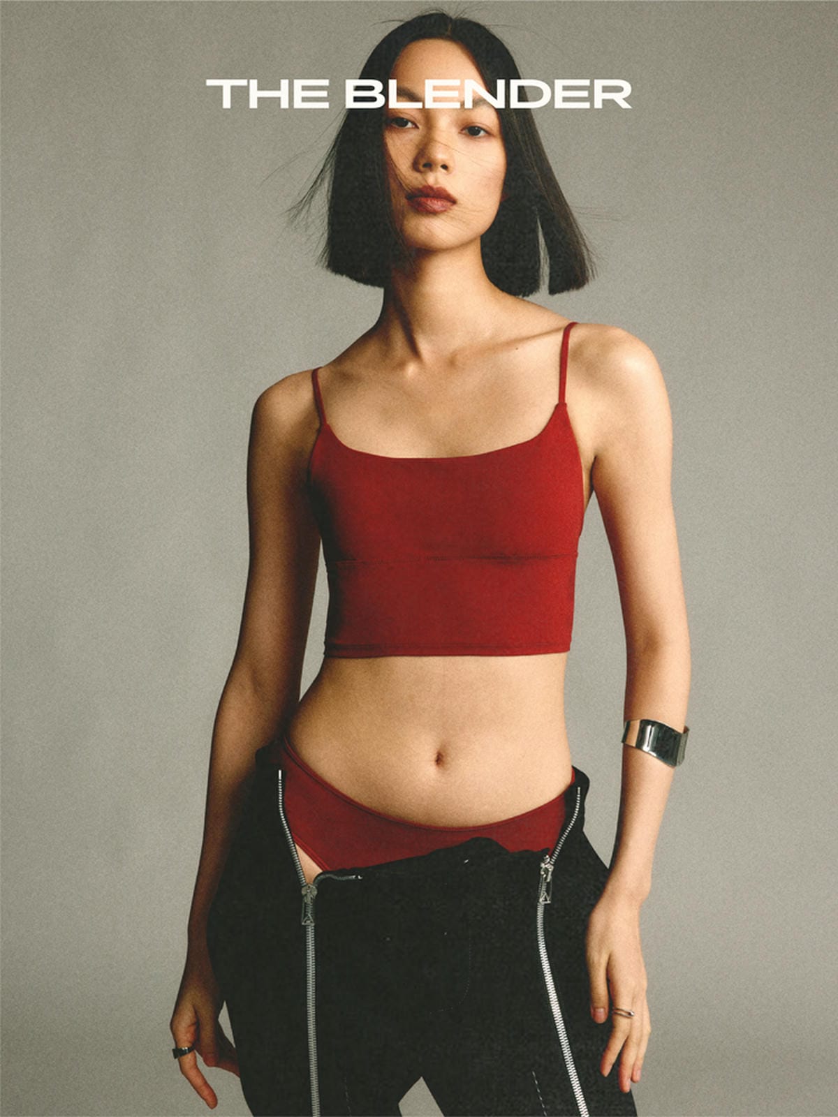 The Blender - Square Neck Vest-style Lingerie Set