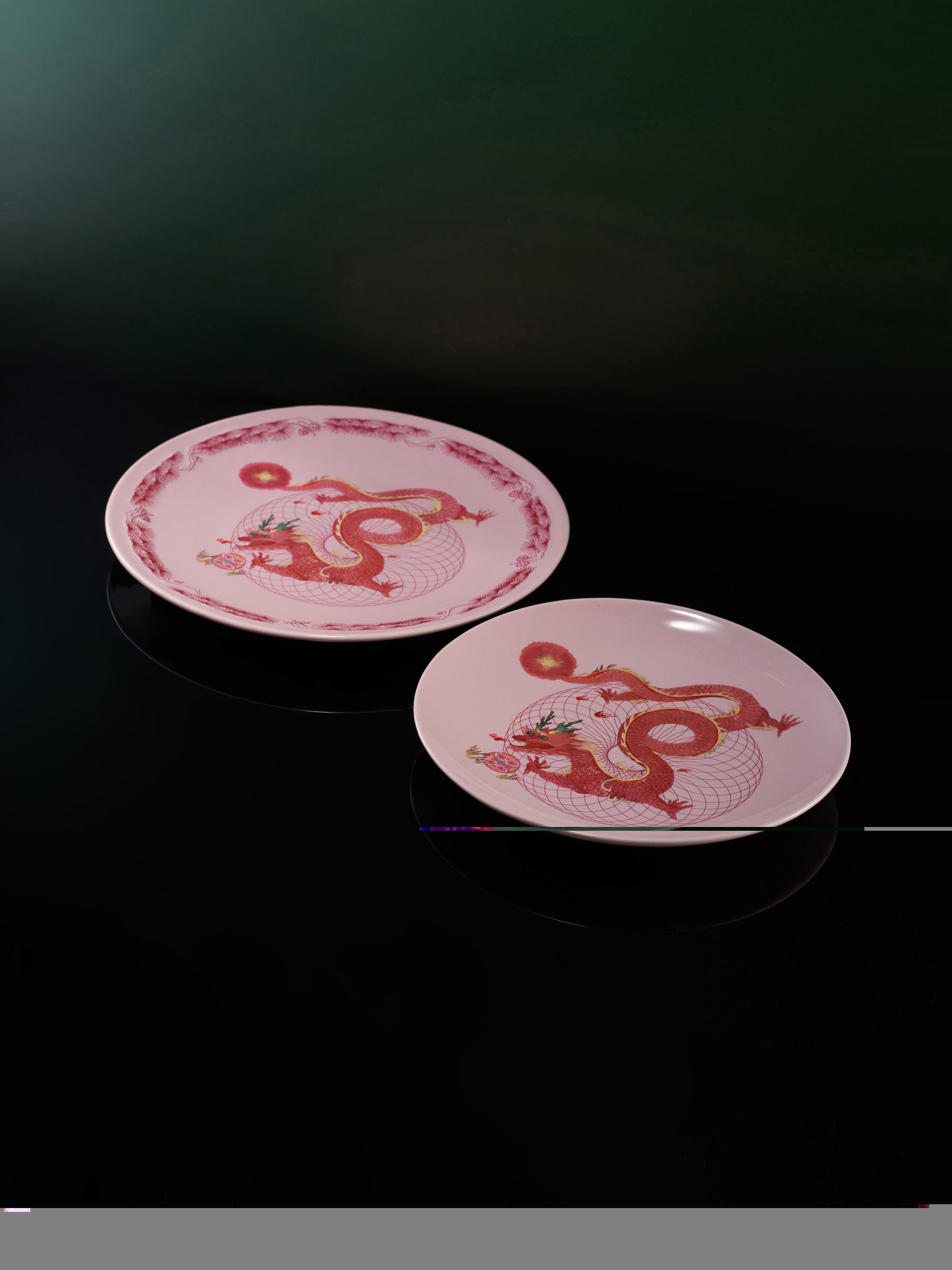 XI XING LE - Long Ma plate set
