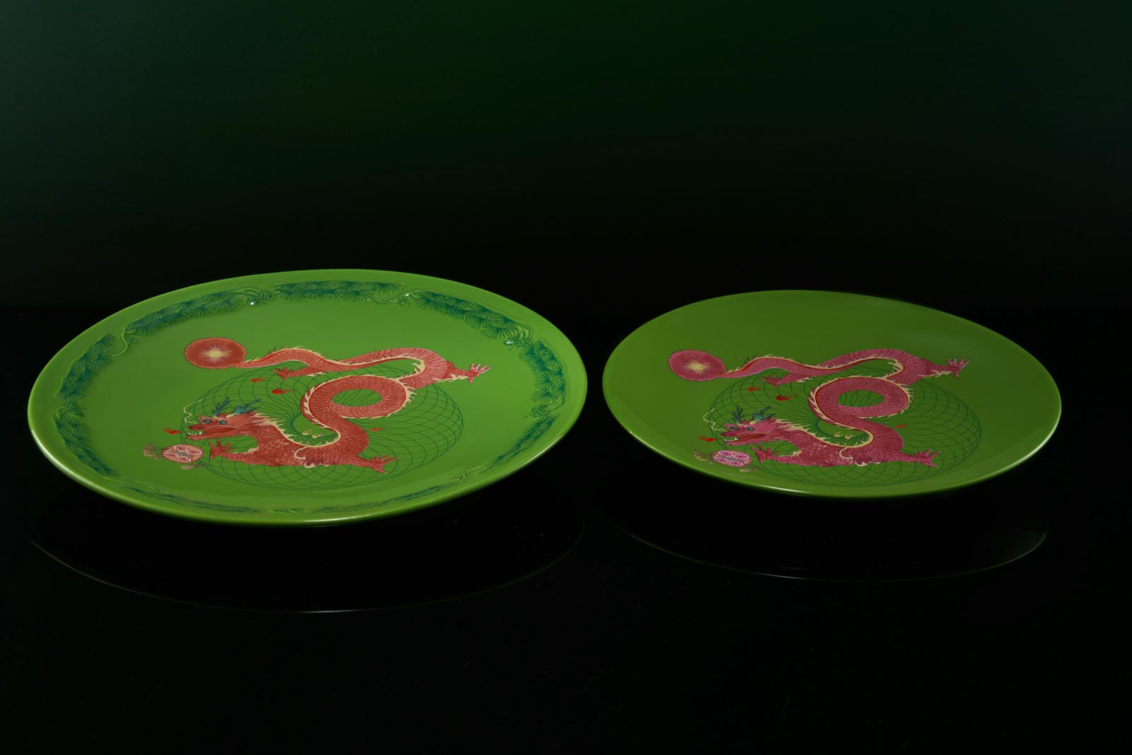 XI XING LE - Long Ma plate set