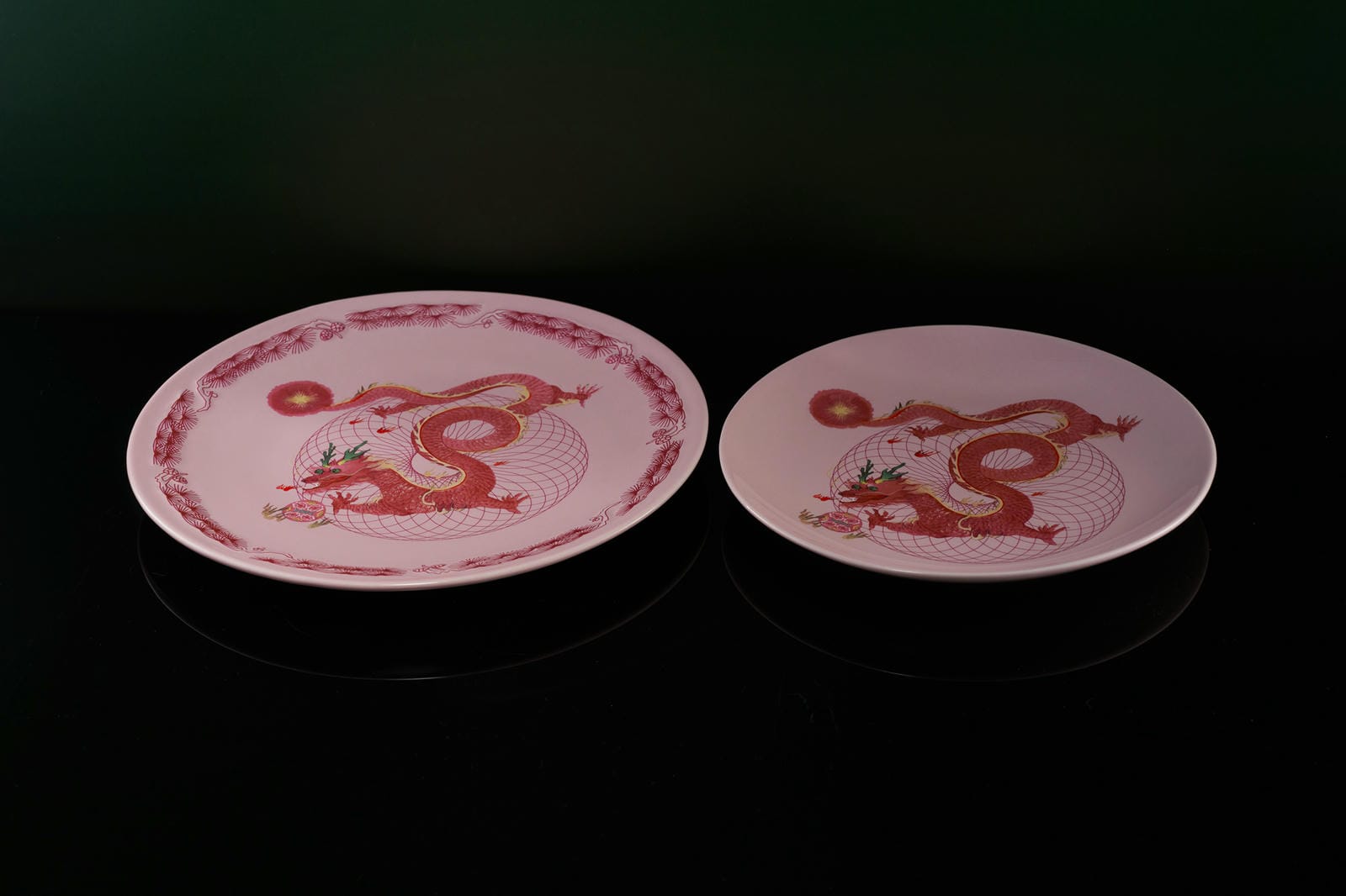 XI XING LE - Long Ma plate set