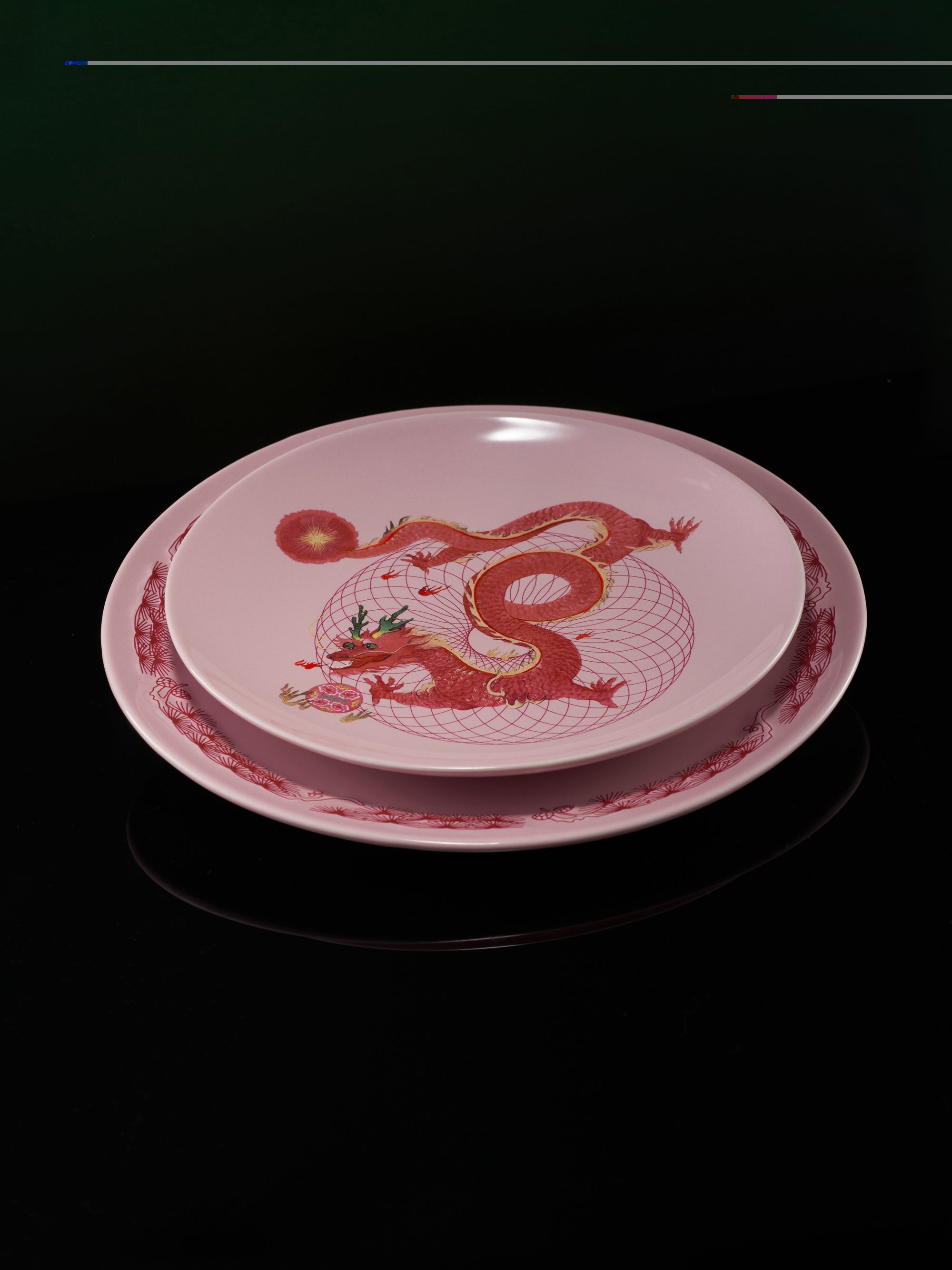 XI XING LE - Long Ma plate set