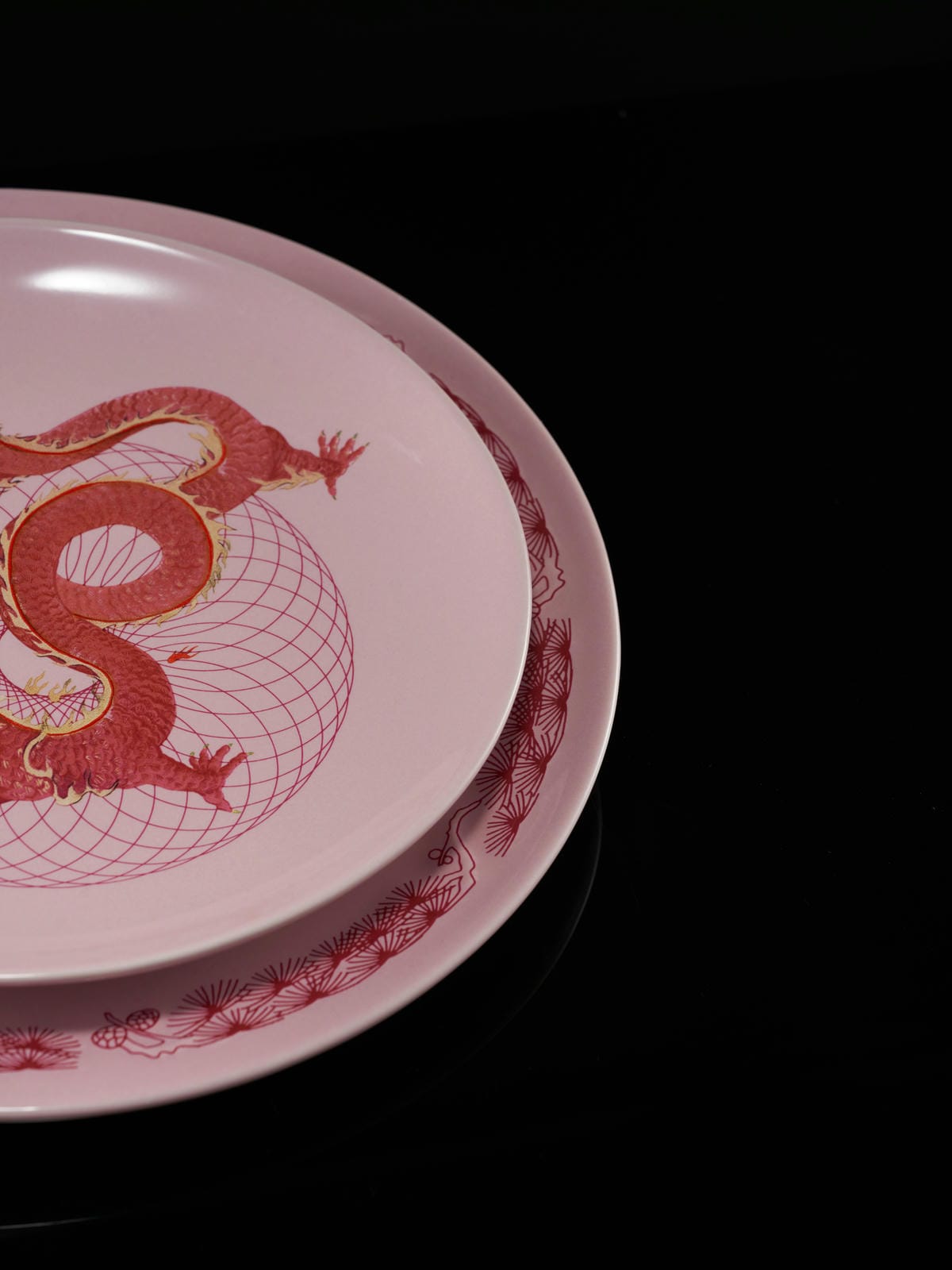 XI XING LE - Long Ma plate set