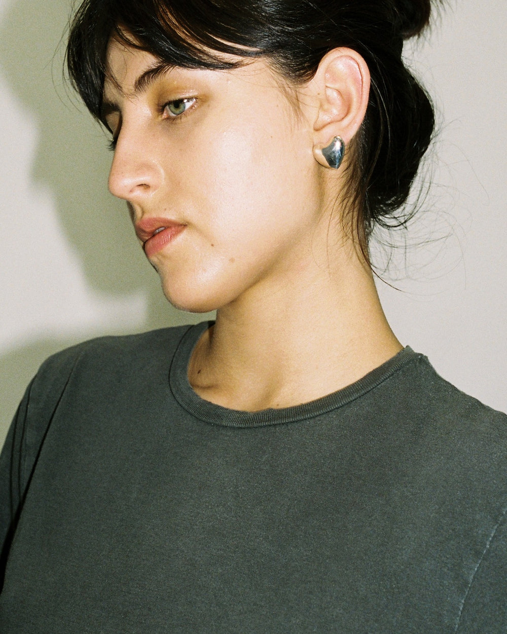 Annika Inez Voluptuous Heart Earring – Small