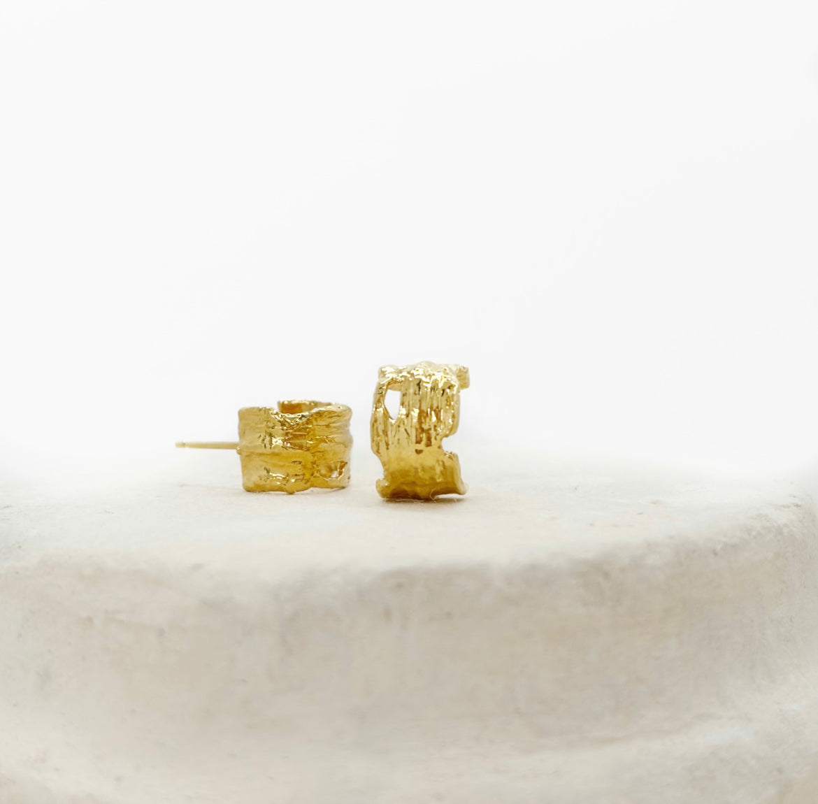 Elise Tsikis Chennai Earrings – Small | Handcrafted Gold Earrings