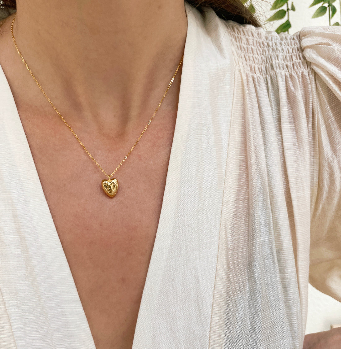 Elise Tsikis - Hory Heart Gold Necklace