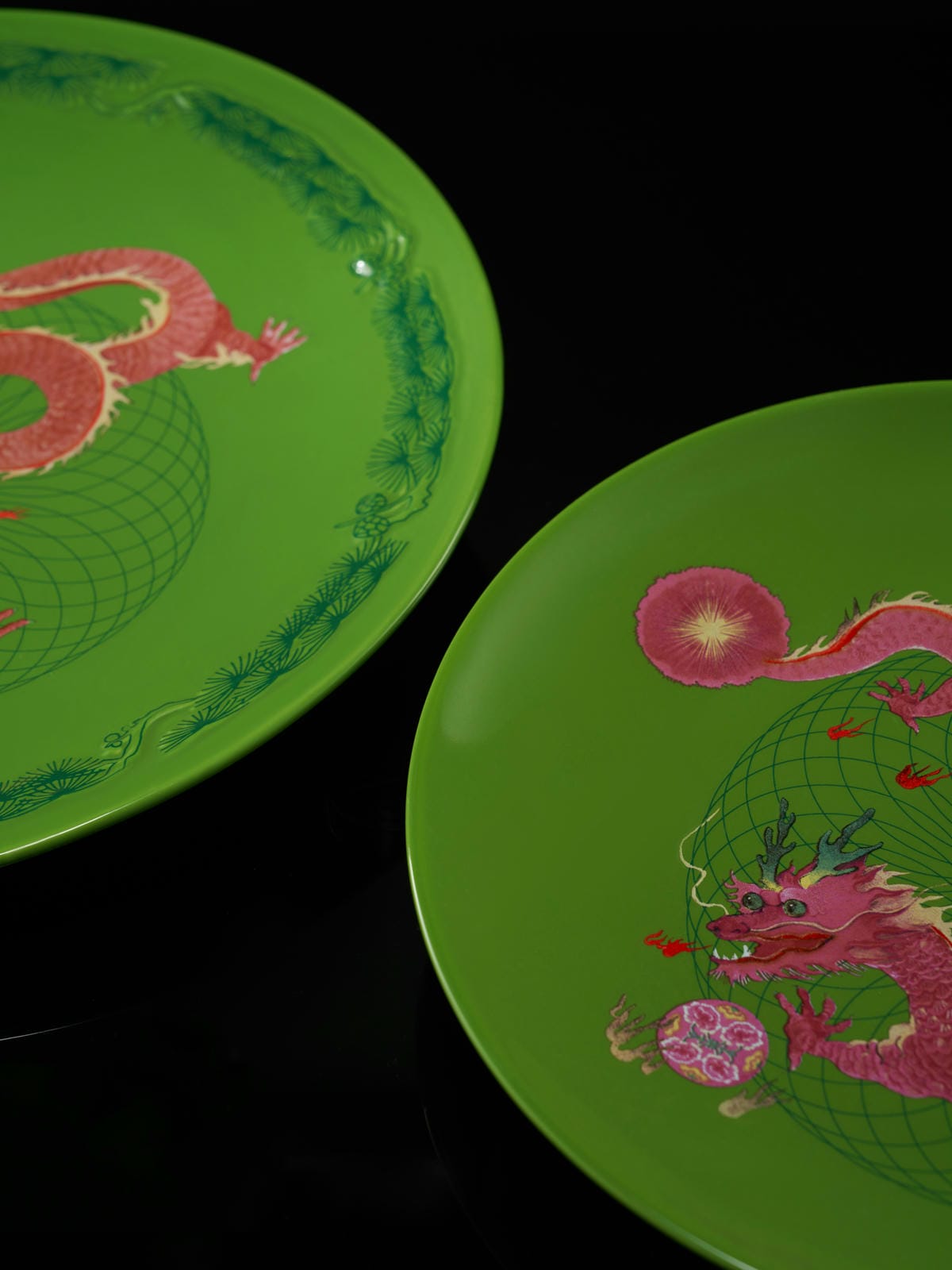 XI XING LE - Long Ma plate set